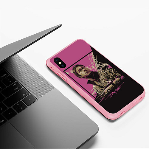 Чехол iPhone XS Max матовый Gosling Drive / 3D-Баблгам – фото 3