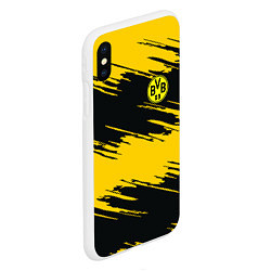 Чехол iPhone XS Max матовый BVB 09: Yellow Breaks, цвет: 3D-белый — фото 2