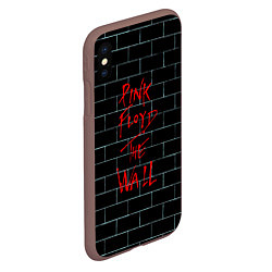 Чехол iPhone XS Max матовый Pink Floyd: The Wall, цвет: 3D-коричневый — фото 2