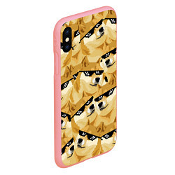 Чехол iPhone XS Max матовый Doge: Deal with it, цвет: 3D-баблгам — фото 2