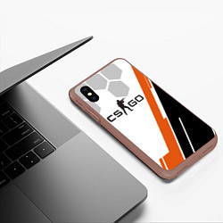 Чехол iPhone XS Max матовый CS:GO Sport Series, цвет: 3D-коричневый — фото 2