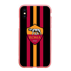 Чехол iPhone XS Max матовый FC Roma 1927, цвет: 3D-баблгам