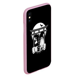 Чехол iPhone XS Max матовый Унесённые призраками, цвет: 3D-розовый — фото 2