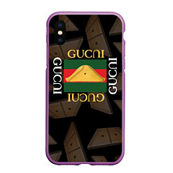 Чехол iPhone XS Max матовый Gusli Gusli