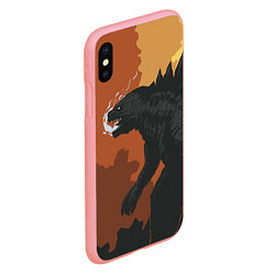 Чехол iPhone XS Max матовый Godzilla: Monster Smoke, цвет: 3D-баблгам — фото 2