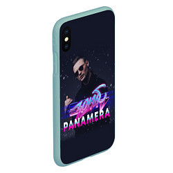 Чехол iPhone XS Max матовый Зомб Panamera, цвет: 3D-мятный — фото 2
