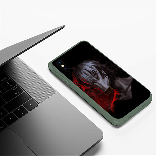 Чехол iPhone XS Max матовый My Hero Academia 1 / 3D-Темно-зеленый – фото 3