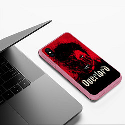 Чехол iPhone XS Max матовый Overlord: Red Rage, цвет: 3D-малиновый — фото 2