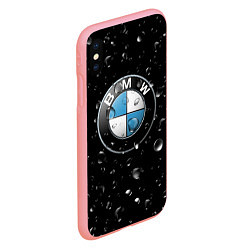 Чехол iPhone XS Max матовый BMW под Дождём, цвет: 3D-баблгам — фото 2