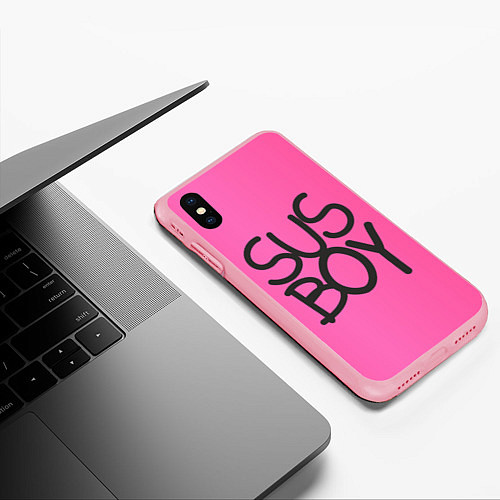 Чехол iPhone XS Max матовый Susboy / 3D-Баблгам – фото 3