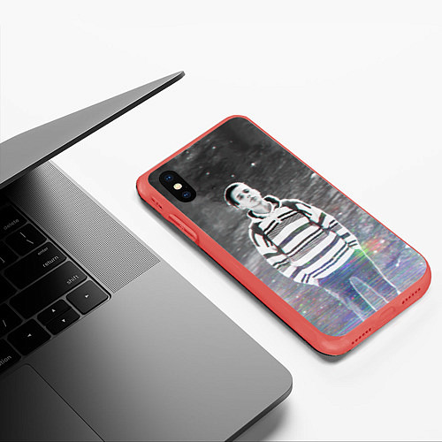 Чехол iPhone XS Max матовый Тима Белорусских / 3D-Красный – фото 3