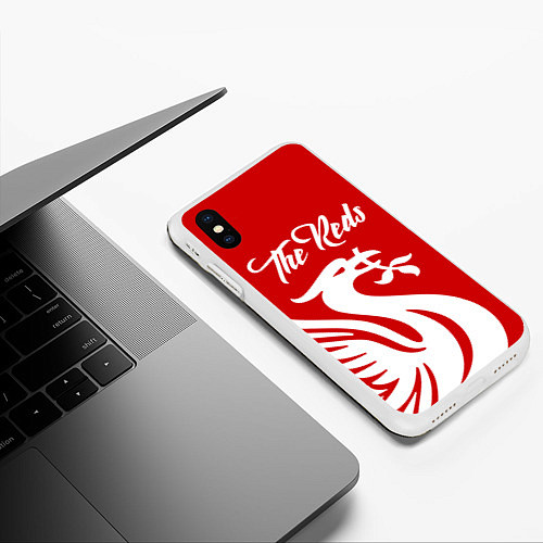Чехол iPhone XS Max матовый The Reds / 3D-Белый – фото 3