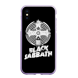 Чехол iPhone XS Max матовый Black Sabbath: Faith, цвет: 3D-светло-сиреневый