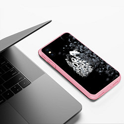 Чехол iPhone XS Max матовый JoJo, цвет: 3D-баблгам — фото 2