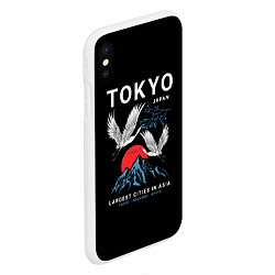Чехол iPhone XS Max матовый Tokyo, цвет: 3D-белый — фото 2