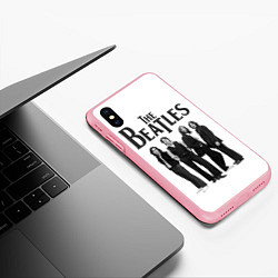 Чехол iPhone XS Max матовый The Beatles: White Side, цвет: 3D-баблгам — фото 2