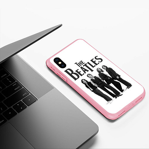 Чехол iPhone XS Max матовый The Beatles: White Side / 3D-Баблгам – фото 3