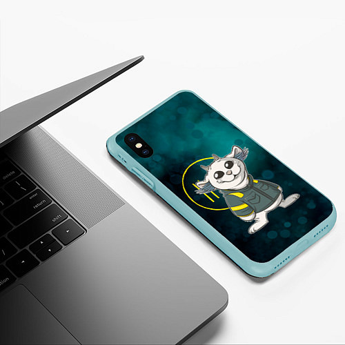 Чехол iPhone XS Max матовый 21 Pilots - Chlorine Ned / 3D-Мятный – фото 3