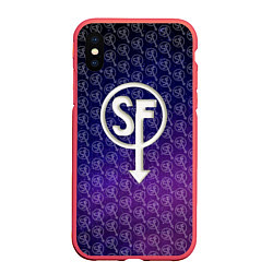 Чехол iPhone XS Max матовый Sally Face: Violet SF