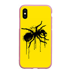 Чехол iPhone XS Max матовый The Prodigy: Big Ant, цвет: 3D-розовый