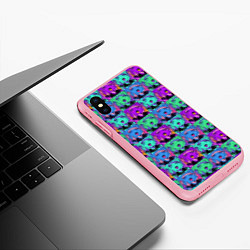 Чехол iPhone XS Max матовый Моя геройская Академия тога ахегао, цвет: 3D-баблгам — фото 2