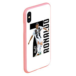 Чехол iPhone XS Max матовый Ronaldo the best, цвет: 3D-баблгам — фото 2