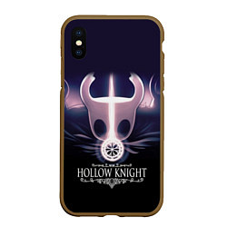 Чехол iPhone XS Max матовый Hollow Knight, цвет: 3D-коричневый