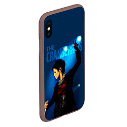 Чехол iPhone XS Max матовый The Cranberries, цвет: 3D-коричневый — фото 2