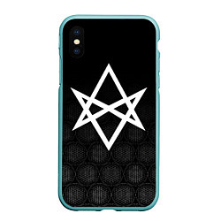 Чехол iPhone XS Max матовый BRING ME THE HORIZON, цвет: 3D-мятный