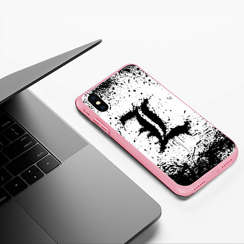 Чехол iPhone XS Max матовый L textured / 3D-Баблгам – фото 3