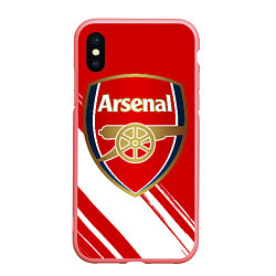 Чехол iPhone XS Max матовый Arsenal, цвет: 3D-баблгам