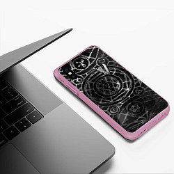 Чехол iPhone XS Max матовый Vikings, цвет: 3D-розовый — фото 2