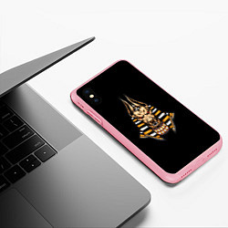 Чехол iPhone XS Max матовый Anubis, цвет: 3D-баблгам — фото 2