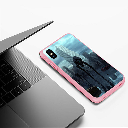 Чехол iPhone XS Max матовый Халф-лайф / 3D-Баблгам – фото 3