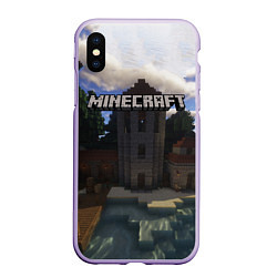 Чехол iPhone XS Max матовый MINECRAFT