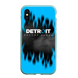 Чехол iPhone XS Max матовый DETROIT: BECOME HUMAN, цвет: 3D-мятный