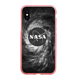 Чехол iPhone XS Max матовый NASA, цвет: 3D-баблгам