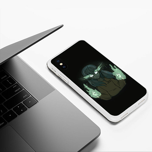 Чехол iPhone XS Max матовый Sally face / 3D-Белый – фото 3