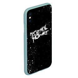 Чехол iPhone XS Max матовый My Chemical Romance, цвет: 3D-мятный — фото 2