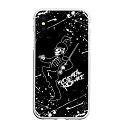 Чехол iPhone XS Max матовый My Chemical Romance, цвет: 3D-белый