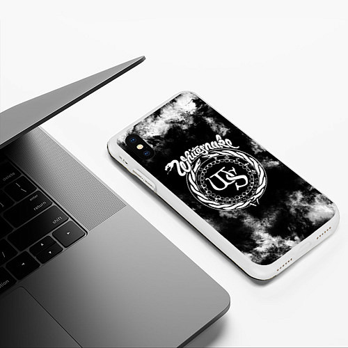Чехол iPhone XS Max матовый Whitesnake / 3D-Белый – фото 3