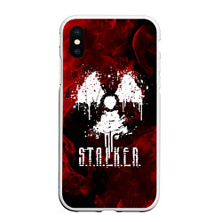 Чехол iPhone XS Max матовый STALKER 2, цвет: 3D-белый