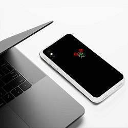 Чехол iPhone XS Max матовый Payton Moormeie, цвет: 3D-белый — фото 2