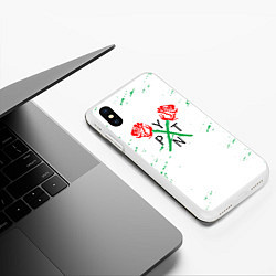 Чехол iPhone XS Max матовый ТИКТОКЕР - PAYTON MOORMEIE, цвет: 3D-белый — фото 2
