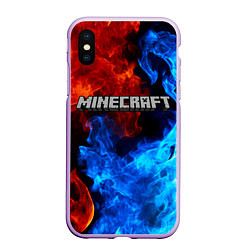 Чехол iPhone XS Max матовый MINECRAFT