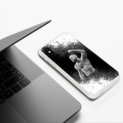 Чехол iPhone XS Max матовый Conor McGregor, цвет: 3D-белый — фото 2