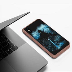 Чехол iPhone XS Max матовый Ктулху, цвет: 3D-коричневый — фото 2