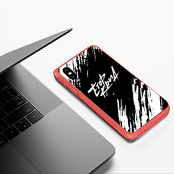 Чехол iPhone XS Max матовый ЕГОР КРИД, цвет: 3D-красный — фото 2
