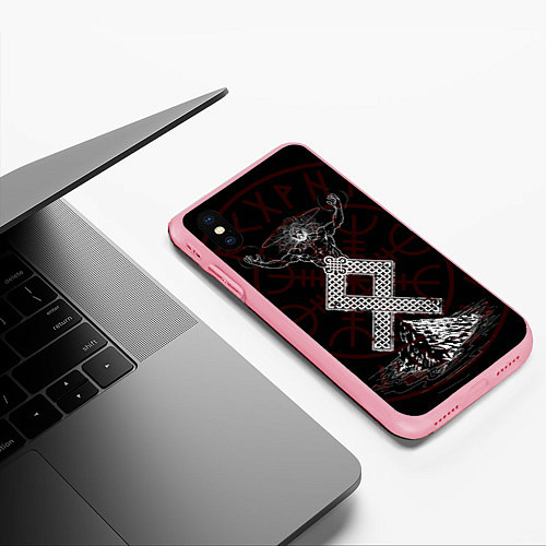 Чехол iPhone XS Max матовый Один / 3D-Баблгам – фото 3
