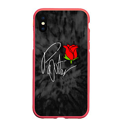Чехол iPhone XS Max матовый Payton Moormeier, цвет: 3D-красный